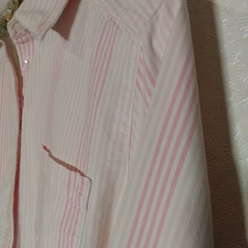 Karen Scott blouse top M 100% cotton